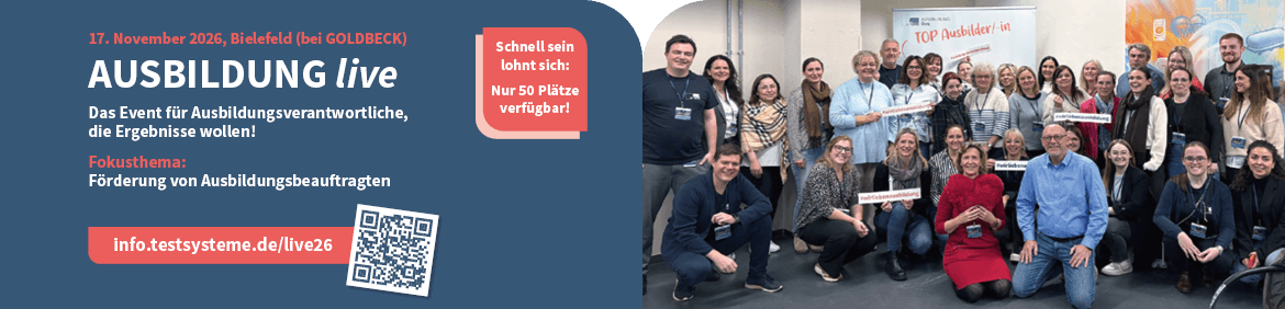 Banner Ausbildung Live 2026